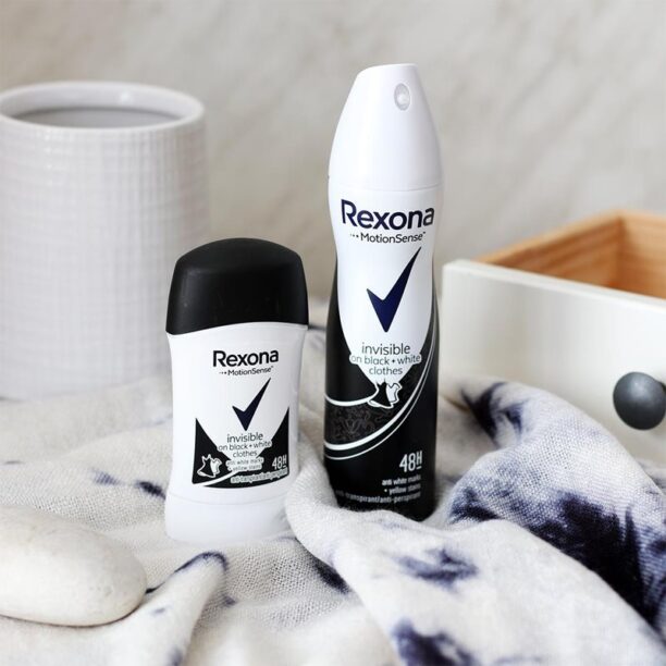 Original Rexona Invisible on Black + White Clothes Antiperspirant antiperspirant puternic 48 de ore 40 ml