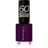 Rimmel 60 Seconds Super Shine lac de unghii culoare 345 Black Cherries 8 ml