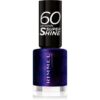 Rimmel 60 Seconds Super Shine lac de unghii culoare 563 Midnight Rush 8 ml