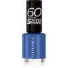 Rimmel 60 Seconds Super Shine lac de unghii culoare 828 Danny Boy Blue! 8 ml