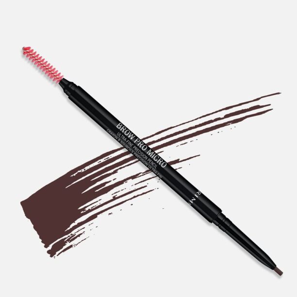 Cumpăra Rimmel Brow Pro Micro creion pentru sprancene culoare 003 Dark Brown 0.09 g