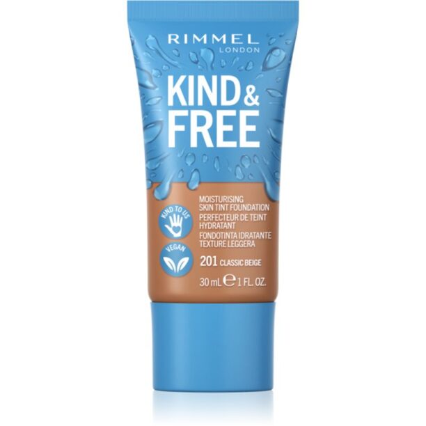 Rimmel Kind & Free machiaj ușor de hidratare culoare 201 Classic Beige 30 ml preţ