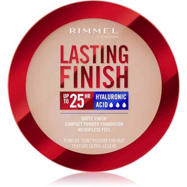 Rimmel Lasting Finish 25H pudra compacta SPF 20 culoare 004 Rose Ivory 7 g