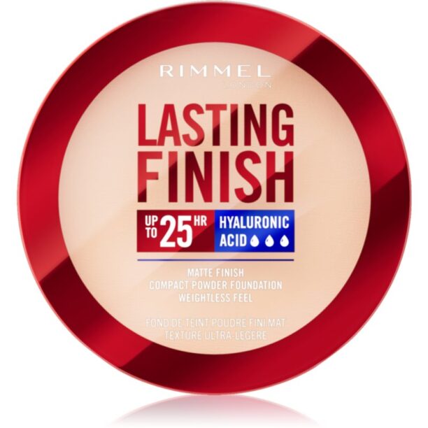 Rimmel Lasting Finish 25H pudra compacta SPF 20 culoare Fair Porcelain 7 g preţ