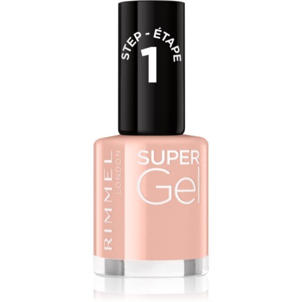 Rimmel Super Gel gel de unghii fara utilizarea UV sau lampa LED culoare 008 Girl Group Blush 12 ml preţ