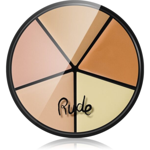 Rude Cosmetics Fabulous Concealer Wheel paleta corectoare culoare Light 7.5 g