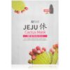 SNP Jeju Cactus mască textilă hidratantă cu efect de nutritiv 22 ml