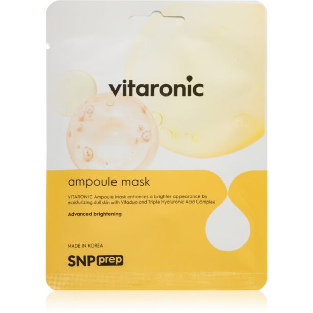 SNP Prep Vitaronic mască textilă iluminatoare cu vitamina C 25 ml