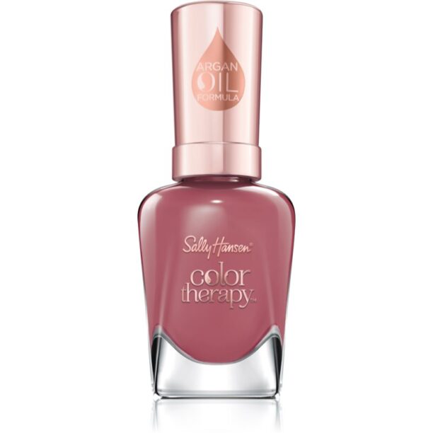 Sally Hansen Color Therapy lac de unghii pentru ingrijire culoare La Vie En Rose 14.7 ml preţ