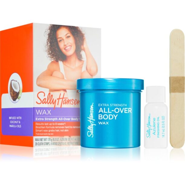 Sally Hansen Extra Strength set pentru depilare pentru corp si picioare. 170 g