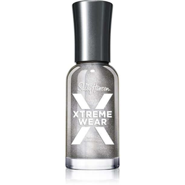 Sally Hansen Hard As Nails Xtreme Wear lac de unghii intaritor culoare 625 Silver Storm 11