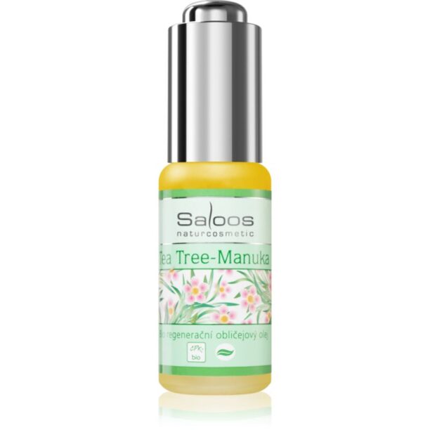 Saloos Bio Skin Oils Tea Tree & Manuka ulei calmant si reparator pentru ten acneic 20 ml