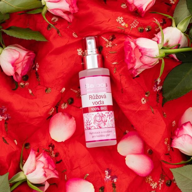 Cumpăra Saloos Floral Water Rose 100% Bio loțiune tonică cu apă florală pentru strălucire și revitalizare 100 ml