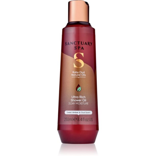 Sanctuary Spa Ruby Oud Ulei pentru dus hranitor cu efect de nutritiv 250 ml preţ