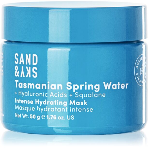 Sand & Sky Tasmanian Spring Water Intense Hydrating Mask masca pentru hidratare intensa 50 g preţ