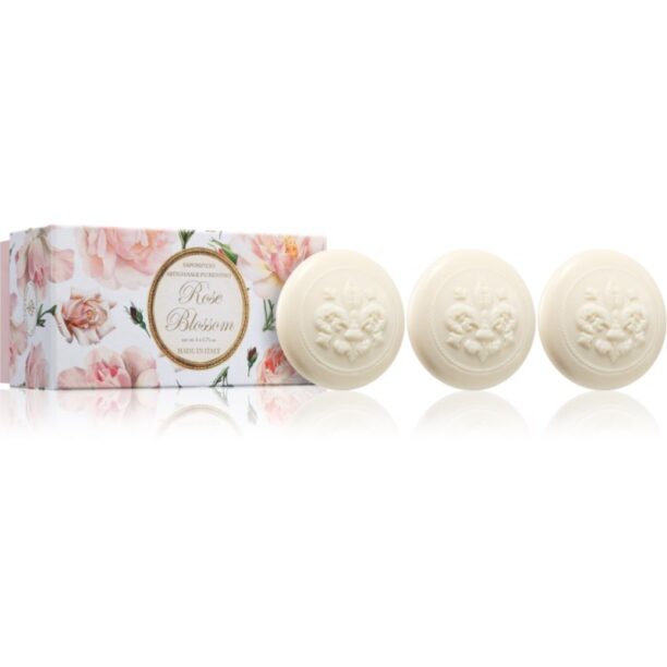 Saponificio Artigianale Fiorentino Rose Blossom Set set de săpunuri solide 6x50 g