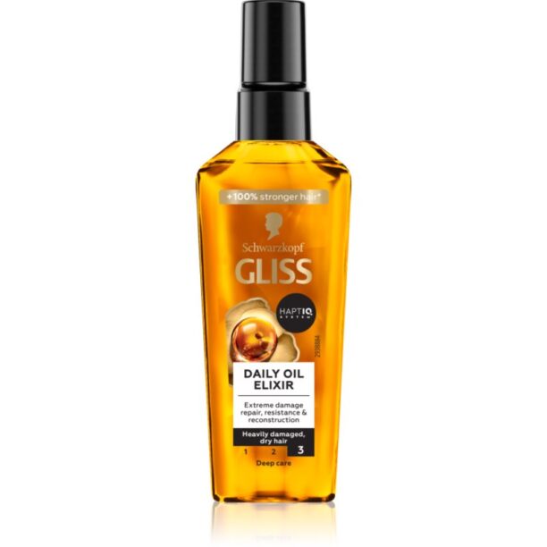 Schwarzkopf Gliss Ultimate Repair ser hranitor pentru păr uscat și deteriorat 75 ml preţ