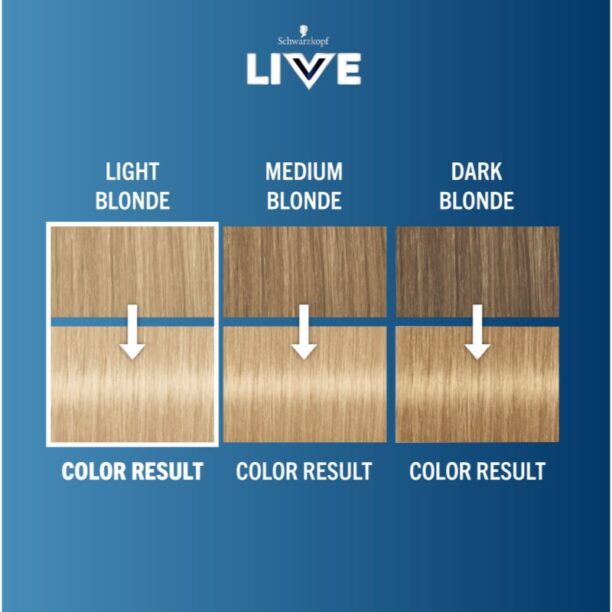 Cumpăra Schwarzkopf LIVE Intense Colour Culoare permanenta pentru par culoare B10 Cool Blonde 1 buc