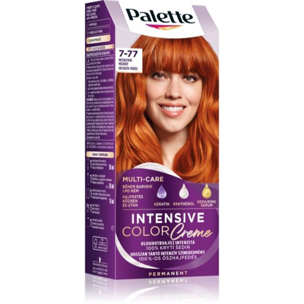 Schwarzkopf Palette Intensive Color Creme Culoare permanenta pentru par culoare 7-77 Intensive Copper 1 buc preţ