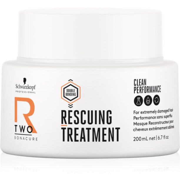 Schwarzkopf Professional Bonacure R-TWO Rescuing Treatment Masca de par pentru par foarte deteriorat 200 ml