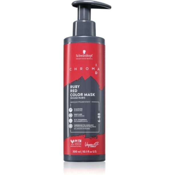 Schwarzkopf Professional Chroma ID Color Mask mască intens colorantă pentru păr culoare 6-88 Ruby Red 300 ml preţ