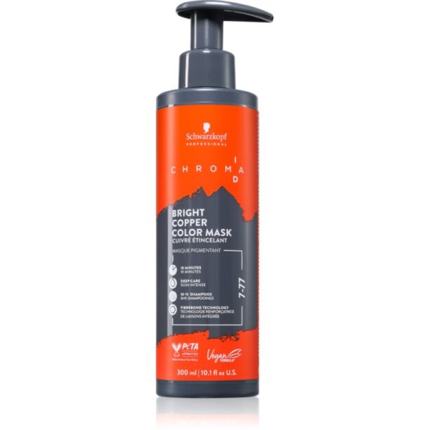 Schwarzkopf Professional Chroma ID Color Mask mască intens colorantă pentru păr culoare 7-77 Bright Copper 300 ml preţ