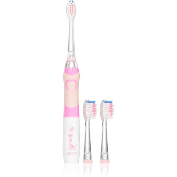 Seago Kids Sonic Toothbrush SG-977 periuta de dinti cu ultrasunete pentru copii Pink 1 buc