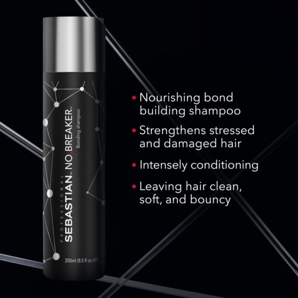 Cumpăra Sebastian Professional No.Breaker Bonding Shampoo Șampon pentru fortificare și revitalizare pentru par deteriorat 250 ml