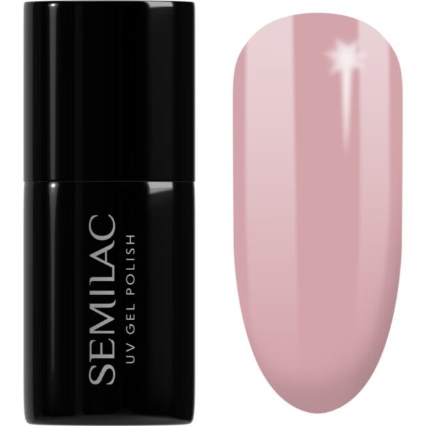 Semilac UV Hybrid Allure lac de unghii sub forma de gel culoare 004 Classic Nude 7 ml