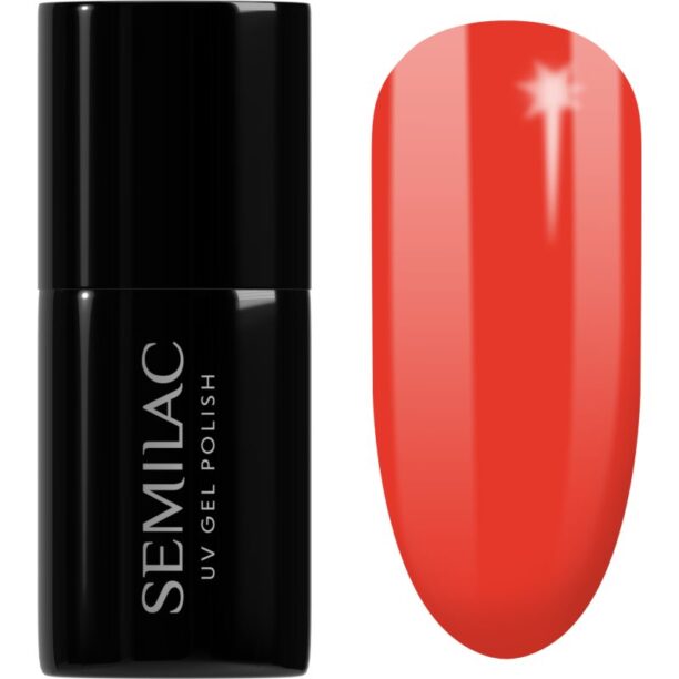 Semilac UV Hybrid Hottie lac de unghii sub forma de gel culoare 039 Sexy Red 7 ml preţ