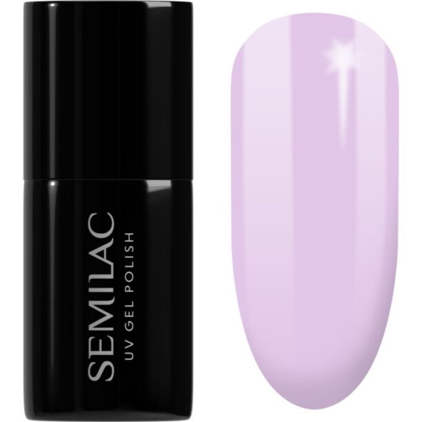 Semilac UV Hybrid Unique lac de unghii sub forma de gel culoare 145 Lila Story 7 ml preţ