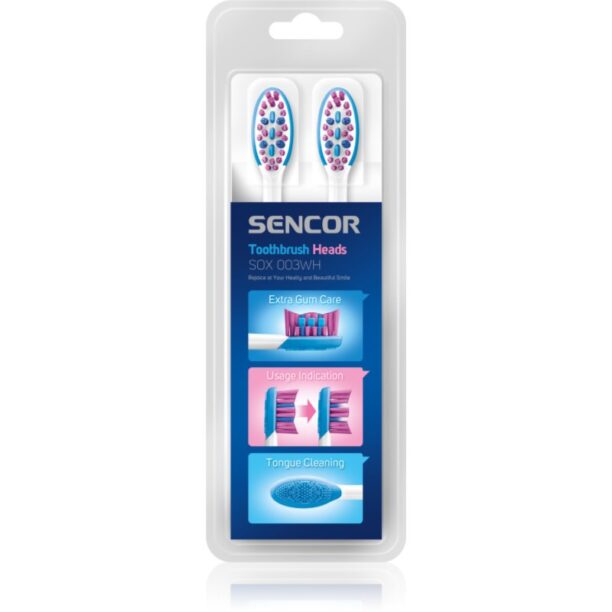 Sencor SOX 003WH capete de schimb pentru periuta de dinti 2 buc