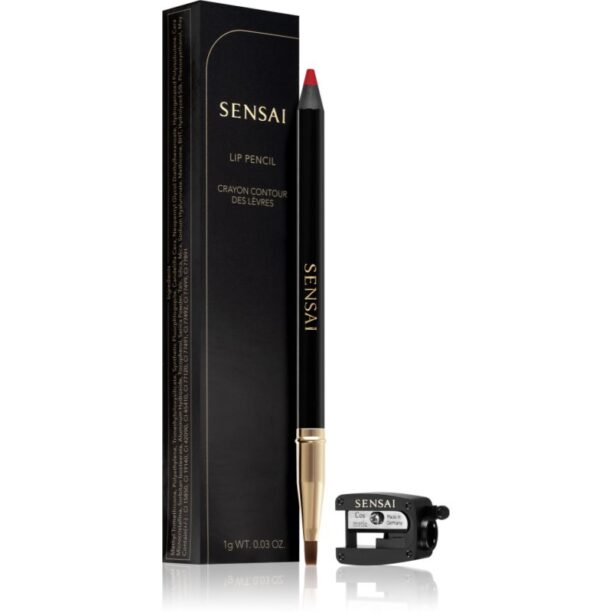 Sensai Lip Pencil creion contur pentru buze  cu ascutitoare culoare 01 Actress Red 1 g