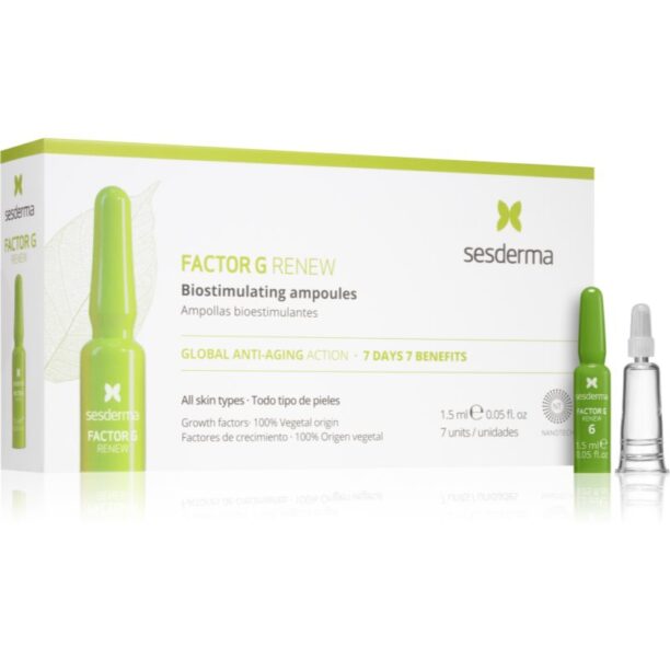 Sesderma Factor G Renew ser revitalizant pentru intinerirea pielii 7x1