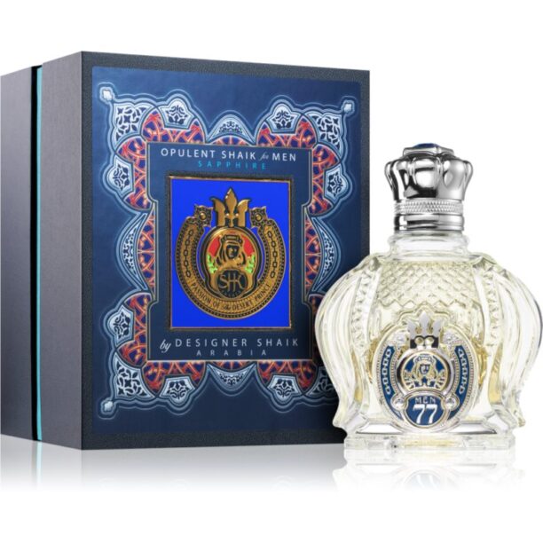 Shaik Opulent Shaik Blue No.77 Eau de Parfum pentru bărbați 100 ml preţ