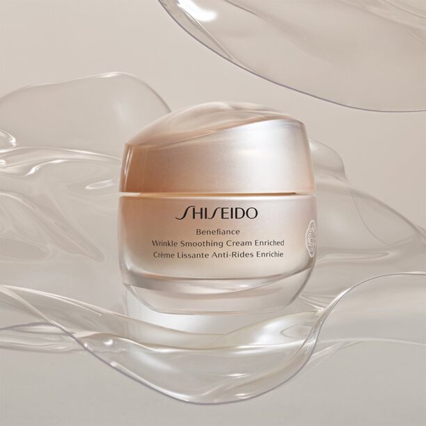 Preţ Shiseido Benefiance Wrinkle Smoothing Cream Enriched crema anti rid de zi si de noapte pentru tenul uscat 50 ml