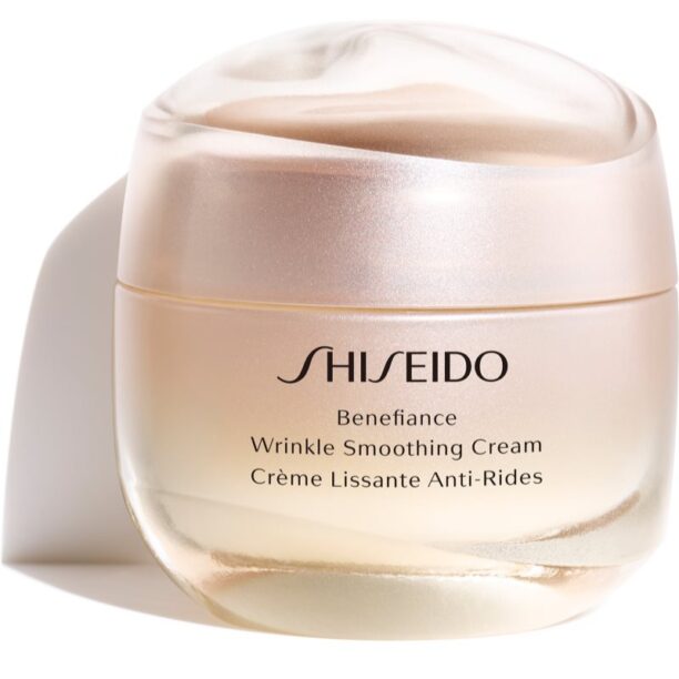 Shiseido Benefiance Wrinkle Smoothing Cream crema anti rid de zi si de noapte pentru toate tipurile de ten 50 ml preţ