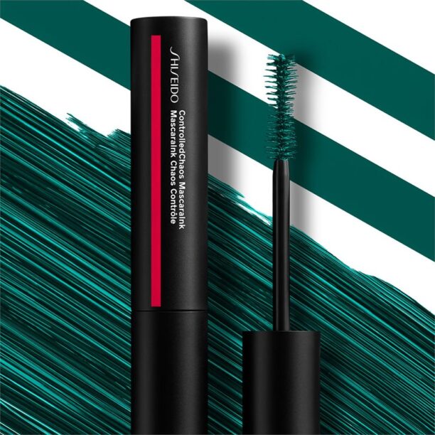 Original Shiseido Controlled Chaos MascaraInk mascara pentru volum culoare 04 Emerald Energy 11.5 ml