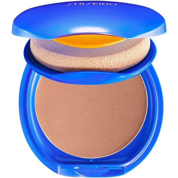 Shiseido Expert Sun Protector UV Protective Compact Foundation SPF30 makeup rezistent la apa reincarcabil culoare Dark Beige 12 g preţ