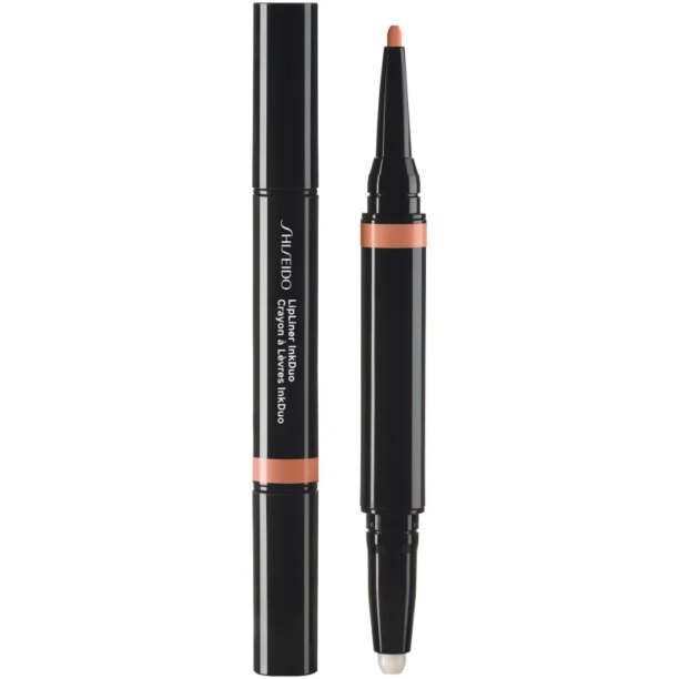 Shiseido LipLiner InkDuo ruj și creion pentru conturul buzelor balsam culoare 01 Bare 1.1 g preţ