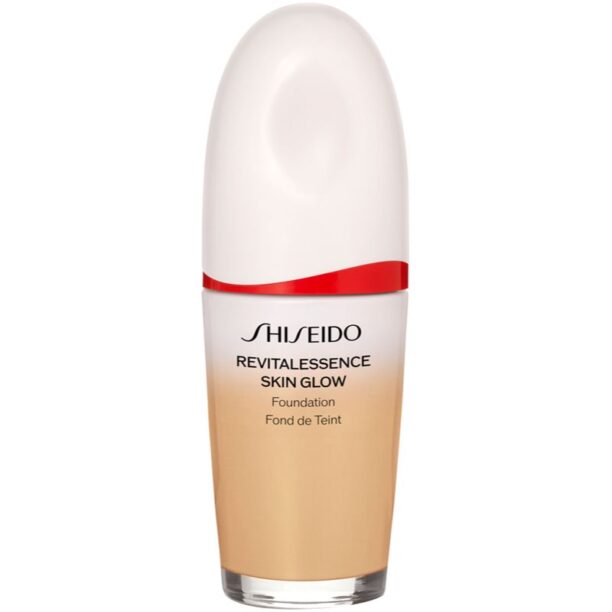 Shiseido Revitalessence Skin Glow Foundation Machiaj usor cu efect de luminozitate SPF 30 culoare Pine 30 ml preţ