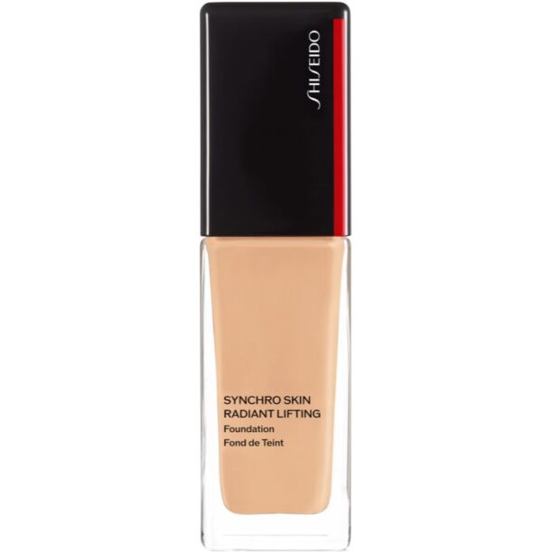 Shiseido Synchro Skin Radiant Lifting Foundation Advanced machiaj pentru lifting cu efect de stralucire SPF 30 culoare 250 Sand 30 ml preţ