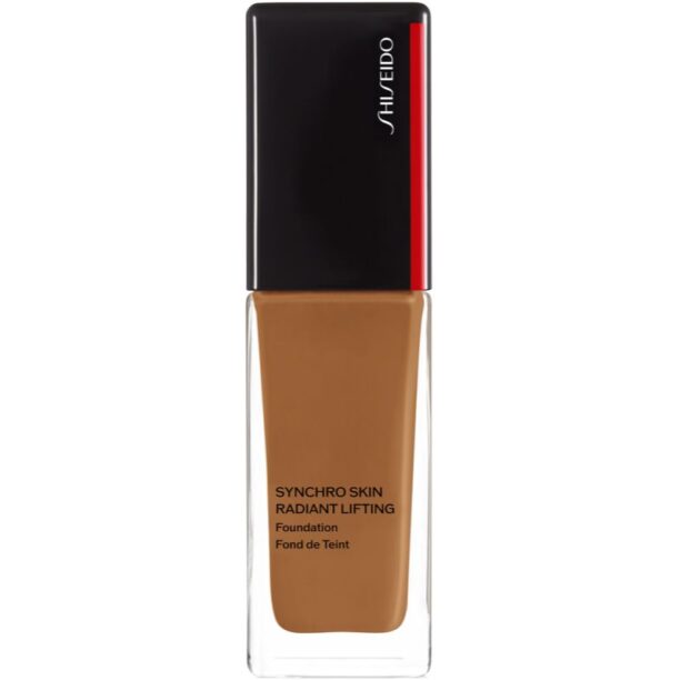 Shiseido Synchro Skin Radiant Lifting Foundation Advanced machiaj pentru lifting cu efect de stralucire SPF 30 culoare 440 Amber 30 ml preţ