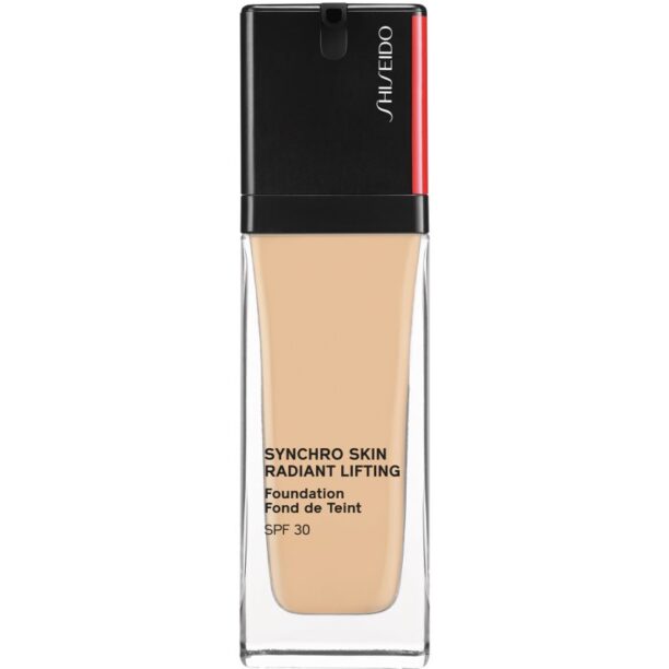 Shiseido Synchro Skin Radiant Lifting Foundation machiaj pentru lifting cu efect de stralucire SPF 30 culoare 210 Birch 30 ml preţ