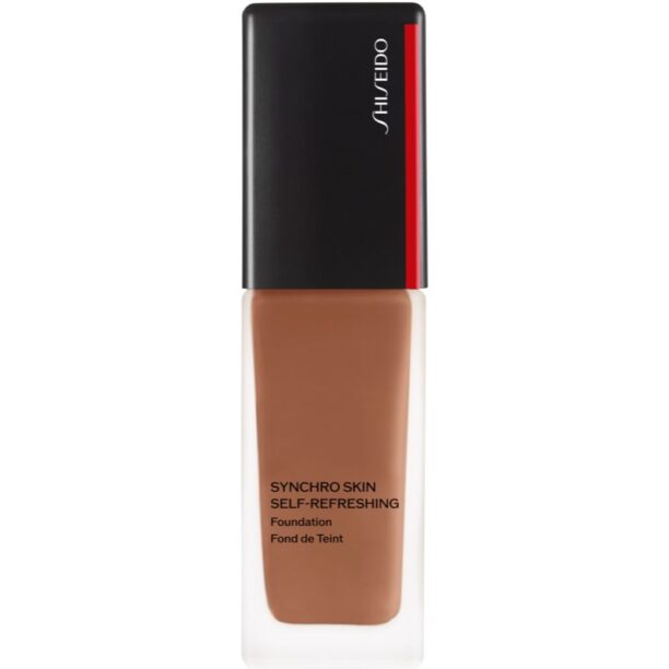 Shiseido Synchro Skin Self-Refreshing Foundation Advanced machiaj persistent SPF 30 culoare 450 Copper 30 ml preţ