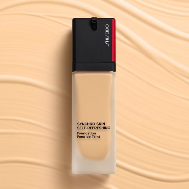 Original Shiseido Synchro Skin Self-Refreshing Foundation machiaj persistent SPF 30 culoare 140 Porcelain 30 ml