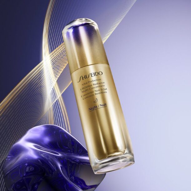 Original Shiseido Vital Perfection LiftDefine Radiance Night Concentrate ser de noapte cu efect lifting 40 ml