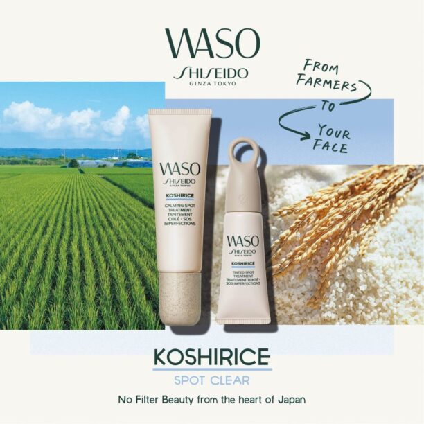 Original Shiseido Waso Koshirice corector faciale culoare Natural Honey 8 ml