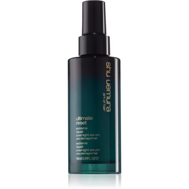 Shu Uemura Ultimate Reset ser de noapte pentru par deteriorat 90 ml preţ