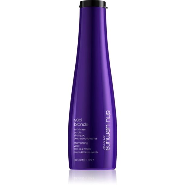 Shu Uemura Yūbi Blonde sampon violet neutralizeaza tonurile de galben 300 ml